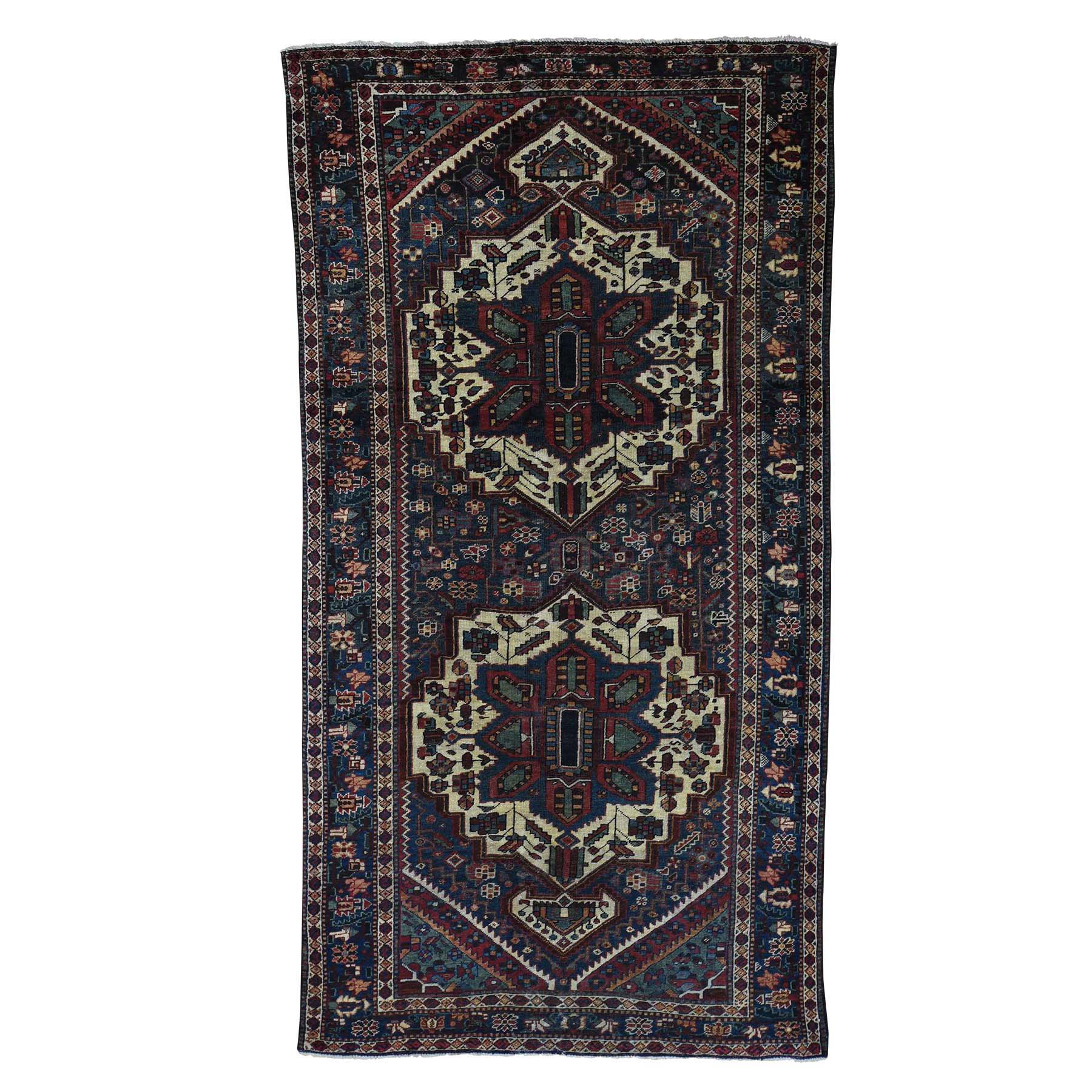 Casual Wool Hand-Knotted Area Rug 5'2
